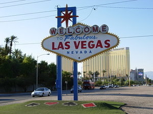 "Welcome to fabulous Las Vegas"