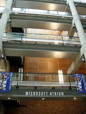 Microsoft Atrium im Paul Allen Center - Computer Science and Engineering