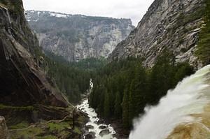 At the top of Vernal Fall